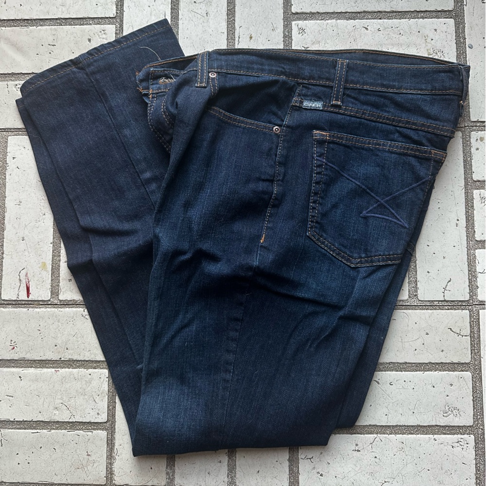Cinch Women's Dark Blue Boot Cut Jeans